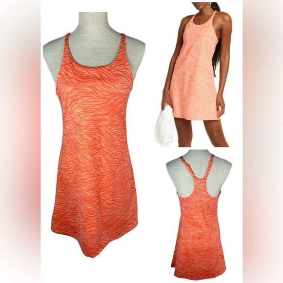 Zella Orange Studio Lite Activewear Dress - Picture 1 of 9